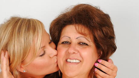 Excellent girls Sunny Diamond and Gigi M in fancy shorts licking pink pussies in the hot lesbian sex 